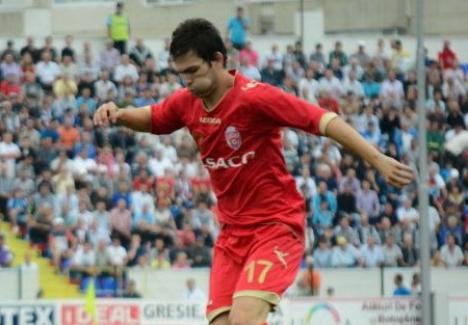 Orădeanul Claudiu Codoban a marcat primul lui gol în Liga I